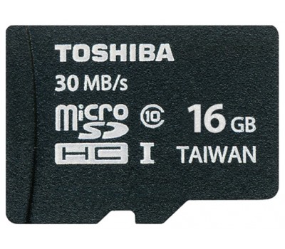 Toshiba SD-C016UHS1 + SD adapter