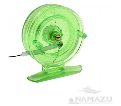 Катушка проводочная Namazu Scoter пластиковая (усил.) р. 5,5 см зеленая