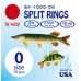 Заводные кольца Split Rings Zn #0 (dia 2,72 mm, 10 kg test)