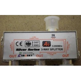 Split 3 way 5 - 2500МГц с проходом питания EUROSKY