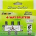 Split 4 way EUROSKY  в короб. + F разъемы 5-1000 Mhz
