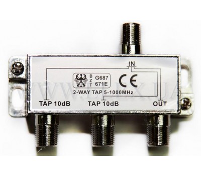 TAP 2/10 2- Way  5-1000 MHz