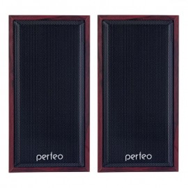 Акустика PERFEO 2.0  CABINET 2х3Вт USB (PF-A4388) махагон
