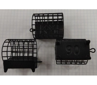 Кормушка KM 4 грунтозацепа 90g черная