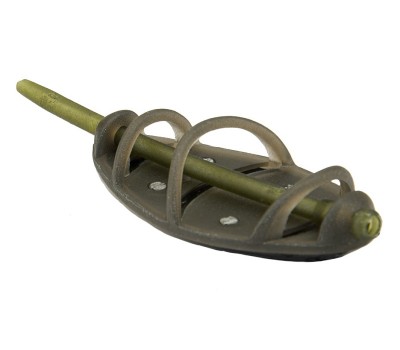 Кормушка флэт метод Aquatic Delux method feeder (In-Line) HH518-40 (размер: Large, вес 40)