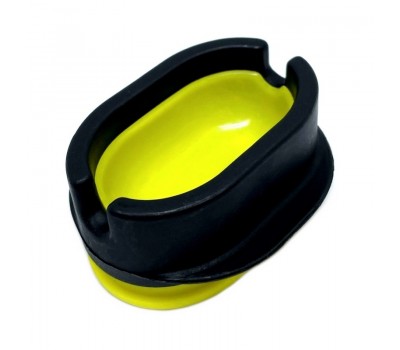 Форма для прикормки с кнопкой CarpHunter Wide Flat Method Feeder Mould (Black / yellow)