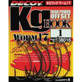 Крючок Decoy Kig Hook Worm17 6 9шт