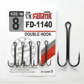 Крючок двойной Fanatik FD-1140 Двойник № 8