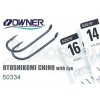 Одинарный крючок OWNER 15шт кольцо...