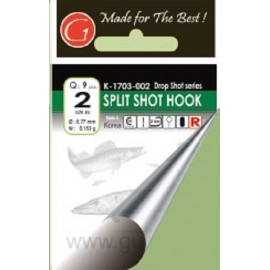 Крючок Gurza Split Shot Hook # 8 Red
