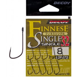 Крючок Decoy Single 32 10, 12 шт Крючок Decoy Single 32 10, 12 шт