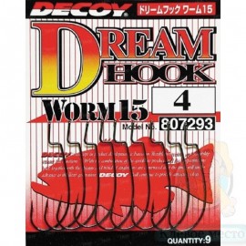Крючок Decoy Worm 15 Dream Hook 6, 9шт