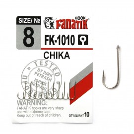 Крючок одинарный Fanatik FK-1010 CHIKA №8