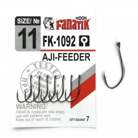 Крючок одинарный Fanatik FK-1092 AJI-FEEDER № 11