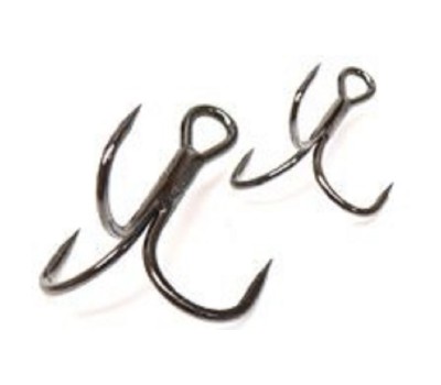 Тройной крючок OWNER 8шт Black Chrome STBL-36BC barbless 11634BC-14