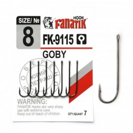 Крючок одинарный Fanatik FK-9115 GOBY №8
