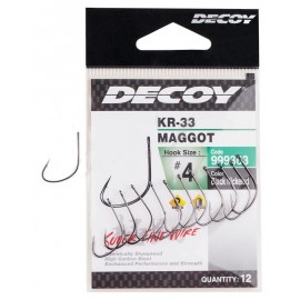 Крючок Decoy KR-33 Maggot 8, 14шт