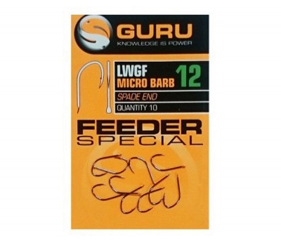 Крючки Guru Light Wide Gape Feeder Hook size 14