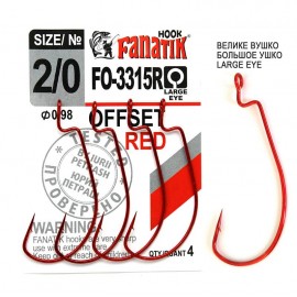Крючок Fanatik FO-3315R №2/0 Офсетный