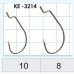 Крючок Gurza WORM 101 LES #8 BN 6 шт