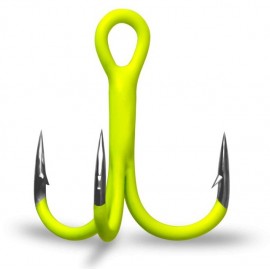 Тройник Gurza Round treble hook ST -36 UV CHARTREUSE  №8 BC