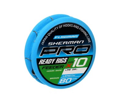 Готовый поводок Flagman Sherman Pro Feeder Ready Rigs №12