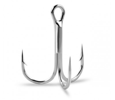 Тройник Gurza Round treble hook # 6 BN