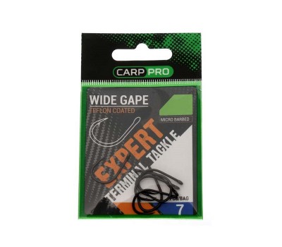 CARP PRO Крючок Black Teflon Curved Shank №8 7шт