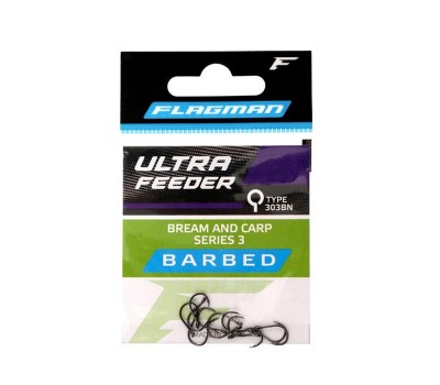 FLAGMAN Крючок Ultra Feeder Bream And Carp Series 3 №10 12шт