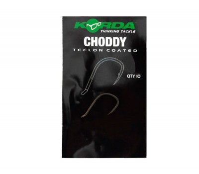 KORDA Крючок Choddy №6 с бородкой 10шт