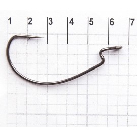 Офсетный крючок Crazy Fish Big Game Offset Hook №5/0 1 шт
