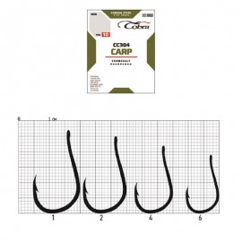 Крючки Cobra CARP сер. CC304 разм. 006 10шт.
