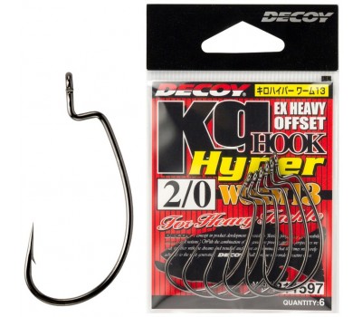 Крючок Decoy KG Hyper Worm 13 4/0 4шт