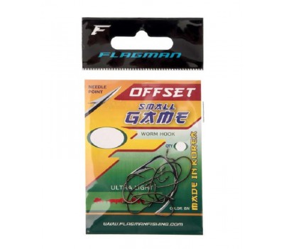 Крючки Flagman Small Game Offset №10