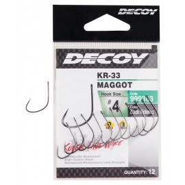 Крючок Decoy KR-33 Maggot #6  12уп