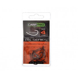 Крючок CARP PRO Black Nickel Curved Shank №4 10шт