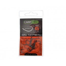 Крючки Carp Pro Black Nickel Curved Shank №6