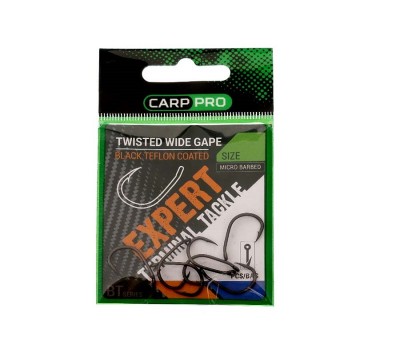 Крючки Carp Pro Twisted Wide Gape BT Series №6