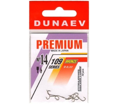 Крючок Dunaev Premium 109 #14 уп 10 шт