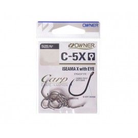 OWNER Крючок Carp Iseama X w/eye BC №4 9шт