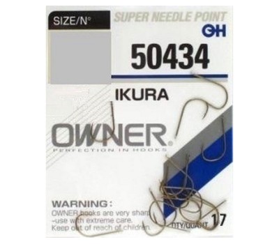 OWNER Крючок Ikura brown №8 17шт