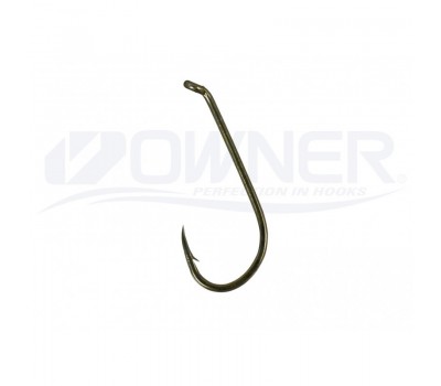 OWNER Крючок Tenkara Down w/eye brown №12 11шт