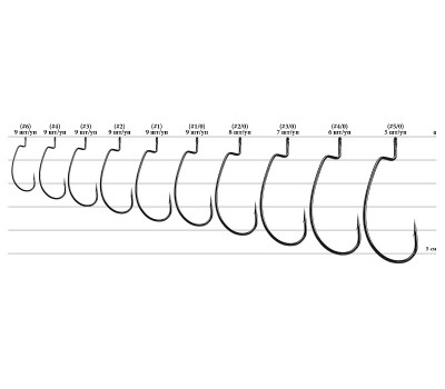 Крючок Decoy Kig Hook Worm17 1, 9шт