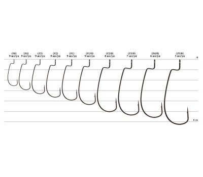 Крючок Decoy Worm 9 Upper Cut 1/0, 9шт
