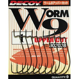 Крючок Decoy Worm 9 Upper Cut 1, 9шт Крючок Decoy Worm 9 Upper Cut 1, 9шт