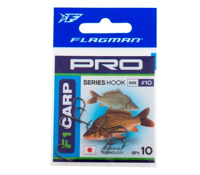 FLAGMAN Крючок Pro F1 Carp №12 10шт