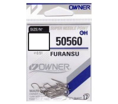 OWNER Крючок Furansu nickel №12 17шт