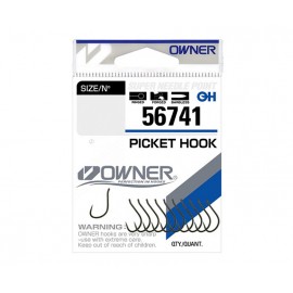 OWNER Крючок Picket Hook brown №12 12шт