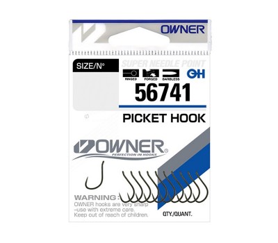 OWNER Крючок Picket Hook brown №12 12шт