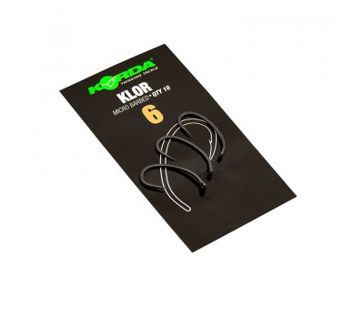 Крючок KORDA Klor №6 с микробородкой 10шт